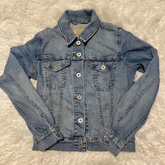 Levi's Jackets & Blazers - Levi's Trucker Denim Jean Jacket 730S Womens Size Small